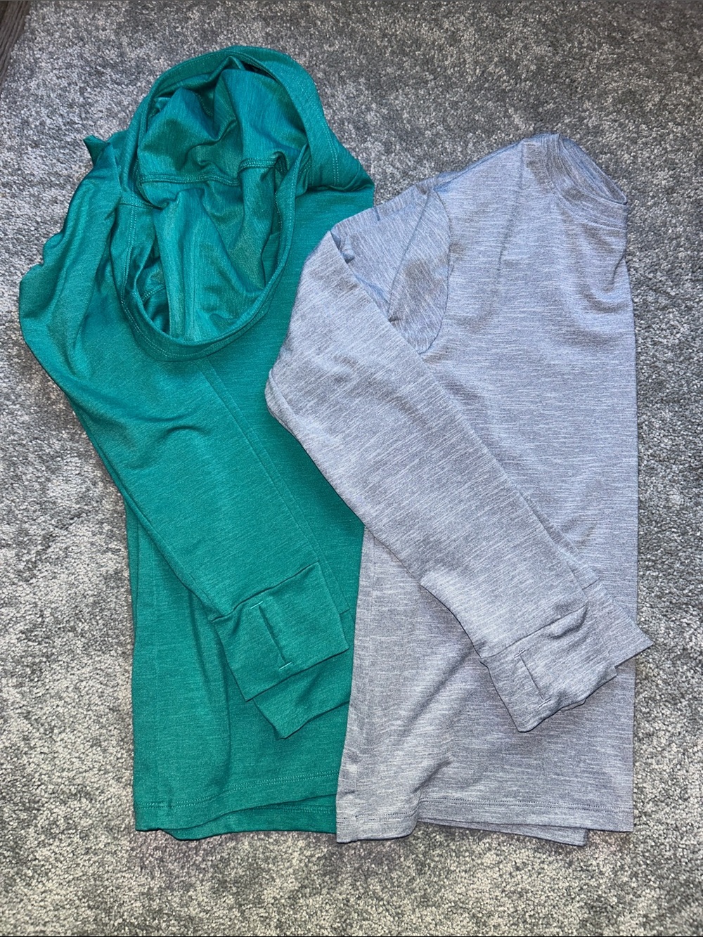 REI Girls' Teal Hooded & Crew Neck Long-Sleeve Pullovers